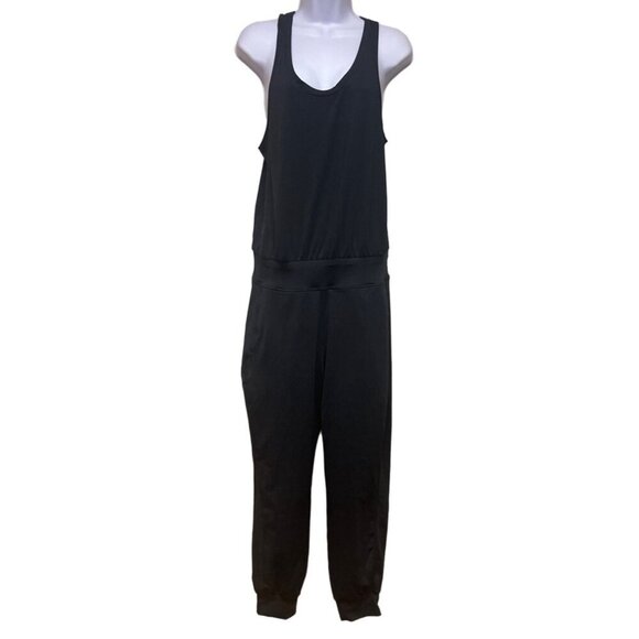 Sweaty Betty Black Gary Yoga Casual Jogger Jumpsuit Women's Size Medium - Picture 3 of 13